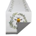 thumbnail image 1 of Design Imports CAMZ12683 Chemin de Table Réversible Orné, Bee Kind, 1 of 2