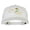 White, variant on Maryland Black-eyed Susan with Map Embroidered Unstructured Cap - White OSFM