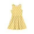 thumbnail image 3 of TIREOW Girls Summer Vest Dresses Cute Sleeveless Dress Polka Dot Printed Daily A Line Casual Beach Dresses, 3 of 4