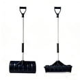 thumbnail image 2 of Heavy-Duty Outdoor Snow Shovel for Driveway and Ice Removal, Durable Plastic Construction Size 53.5 in, 2 of 9
