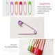 thumbnail image 4 of Imperdibles de seguridad Billuyoard 100 Uds acero inoxidable multicolor, 4 of 6