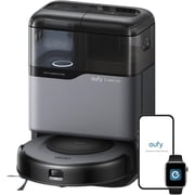 Restored eufy Omni C20 robot vacuum and mop, for Hardwood and Carpet, 60 Days Self Emptying, Auto Mop Washing and Drying, 3.35" Ultra Slim, Anti-Tangle for Pet Hair, Liftable Mop, Powerful Suction