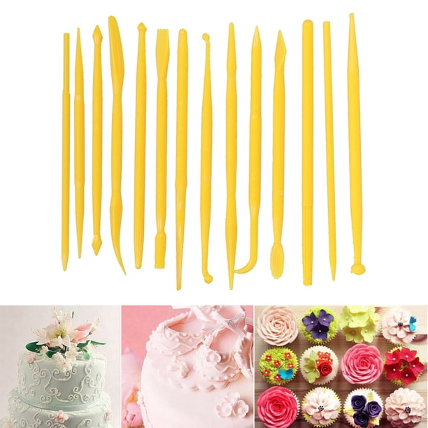 Herramientas De Modelado De Arcilla, 14 Piezas Kit De Escultura De Plástico PP De Doble Extremo Para Pasteles, Fondant, Chocolate, Bricolaje, Manualidades Para Niños, Juguetes