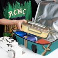 thumbnail image 6 of Easter Double Layered Insulated Refrigerated Large Capacity Handheld Lunch Bag with Two Compartments - 7.1x11.4x16.1 Inches, 6 of 6