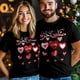 thumbnail image 5 of Camisetas para hombre, camisetas casuales de manga corta con diseño de corazón y rama de árbol, camisetas gráficas para hombre, 5 of 8