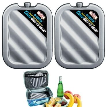 2 Pc Reusable Ice Pack Cooler Lunch Box Wrap Cold Therapy Pain Relief Knee Back
