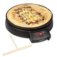thumbnail image 4 of Plancha y crepera de 12 pulgadas, sartén eléctrica antiadherente para crepes con esparcidor de masa, 4 of 6