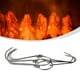 thumbnail image 3 of Duck Hooks Meat Hook BBQ Tools Double Hooks Grill Hanger Rying Smoking Hanger, 3 of 11
