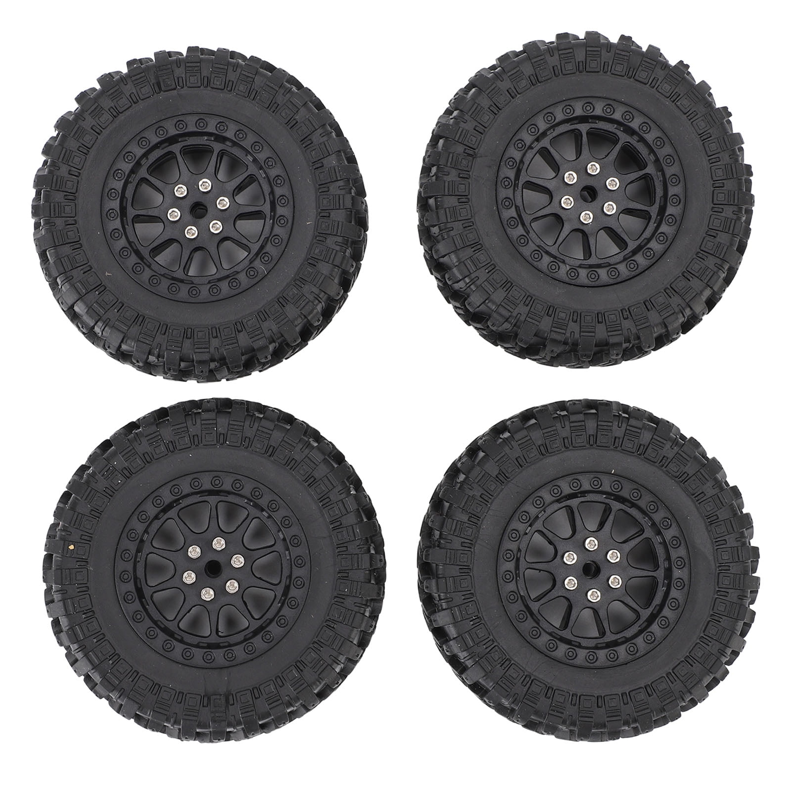 Drfeify Pneus RC En Caoutchouc - Remplacement Pour MN82 LC79 - 4 Roues - Adhérence Supérieure - Terrain Mixte