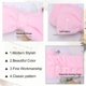 thumbnail image 2 of Diadema de spa: paquete de 2 bandas para el cabello con lazo para mujer, banda para la cabeza para maquillaje facial, envolturas para la cabeza de vellón coral suave para ducharse y lavarse, 2 of 7