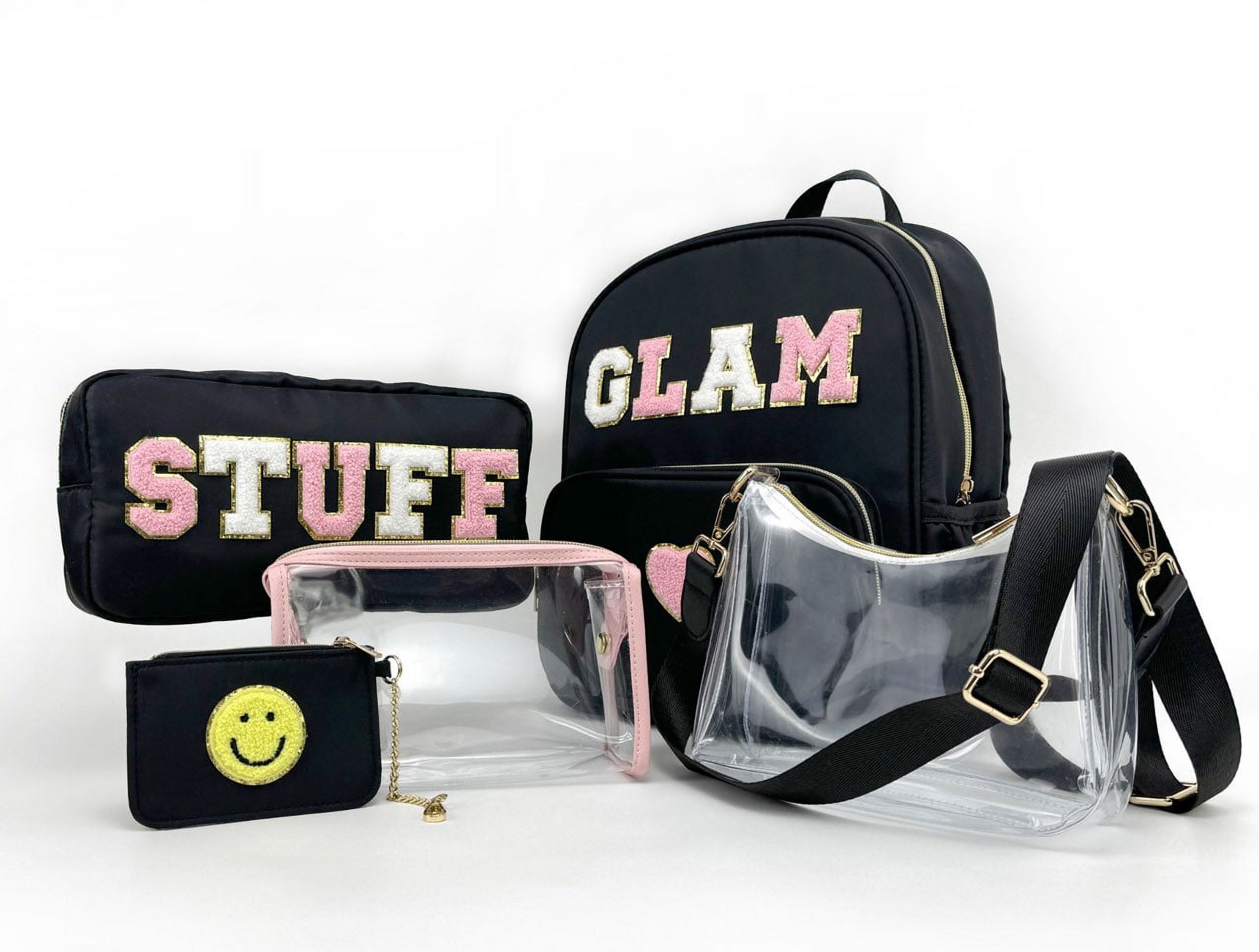 Hello Hobby Clear Crossbody Handbag with Gold Zipper photo 2