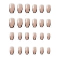 thumbnail image 1 of Prensa en uñas Uñas de punta francesa Puntas de uñas ovaladas Uñas postizas brillantes Uñas postizas con diseño Uñas acrílicas de cobertura completa, 1 of 5