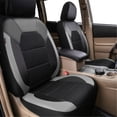 thumbnail image 5 of Phyun Car Seat Covers Full Set PU Leather Diamond Lattice Styling Waterproof Automobile Seat Protector Interior Accessories, 5 of 5