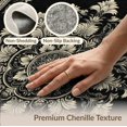 thumbnail image 6 of ODIKA 9'x12' Washable Area Rug Non-Shedding, Easy Care Foyer Boho Traditional Mirrored Detailing Entryway Beige Bamboo for Master Suite, California King, Under Bed, 6 of 7