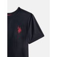 thumbnail image 2 of U.S. Polo Assn. Boys Short Sleeve Crew Top & Minky Pant Pajama Set, 2-Piece Sleep, Sizes S-XXL, 2 of 3