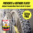 thumbnail image 2 of Flatout Kevlar Bicycle Flat Tire Sealer and Tube Repair, 1 Gallon, 2 of 6