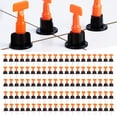 thumbnail image 4 of Kit de Système de Nivellement de Carreaux, Ensemble de Niveleurs de Carreaux Réglables 402 Pcs Résistant à l'Usure pour Construction Murale, 4 of 7