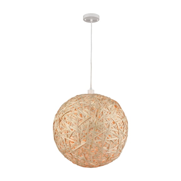 Elk Home 20-Inch Wide Sirocco Pendant, Modern/Contemporary, Natural