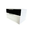 thumbnail image 3 of Best Master Bahamas 4-Piece Eastern King Platform Bedroom Set in White/Black, 3 of 4