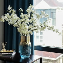 Artificial Cherry Blossom Branches Flowers Stems Silk Tall Fake Flower Arrangements for Home Wedding
