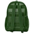 thumbnail image 5 of K-Cliffs Durable Mesh Backpack High Quality See Through Net Student School Bookbag Unisex Green, 5 of 6
