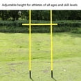 thumbnail image 4 of Publicaciones de Agilidad, Capacita de fútbol Publicaciones de de Agilidad Desmontables Amarillo Ajustable Para Al Aire Libre, 4 of 7