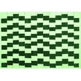 thumbnail image 1 of Ahgly Company Indoor Rectangle Abstract Green Contemporary Area Rugs, 5' x 8', 1 of 1