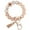 Daisy Khaki, variant on Silicone Beaded Keychain Wristlet Key Ring Bracelet Cute Car Key Chain Holder for Women