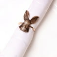 thumbnail image 4 of 6pcs Napkin Rings Thanksgiving Party Napkin Holders Metal Rabbit Serviette Rings, 4 of 9