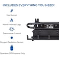 thumbnail image 6 of Duluth Forge Ventless Natural Gas Log Set - 21 in. Winter Oak, 32,000 BTU, T-Stat Control - Model# DLS-N22T, 6 of 9