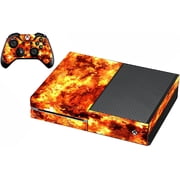 VWAQ Xbox One Fire Skin For Console And Controller Flame Skin For Xbox One - XGC3 [video game]