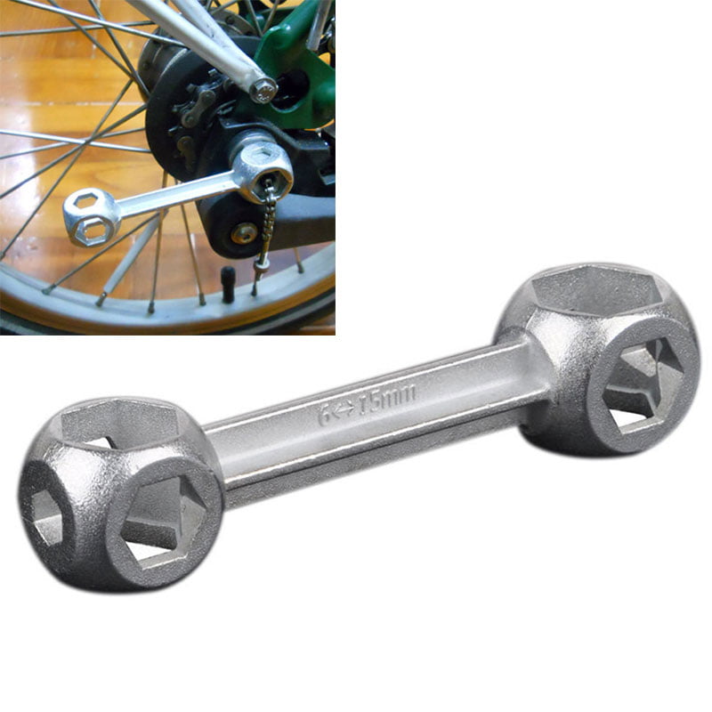 10 in 1 Portable Dog Bone Shape Bicycle Bike Cycling Hexagon Wrench Repair TjuM! 