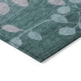 thumbnail image 3 of Addison Rugs Chantille Indoor/Outdoor Transitional Floral Teal Machine Washable Rectangle Rug, 8' x 10', 3 of 8