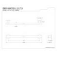 thumbnail image 4 of Kingston Brass GBS1436CS5 Berwyn 36" Grab Bar, 1-1/4" O.D, Oil Rubbed Bronze, 4 of 4