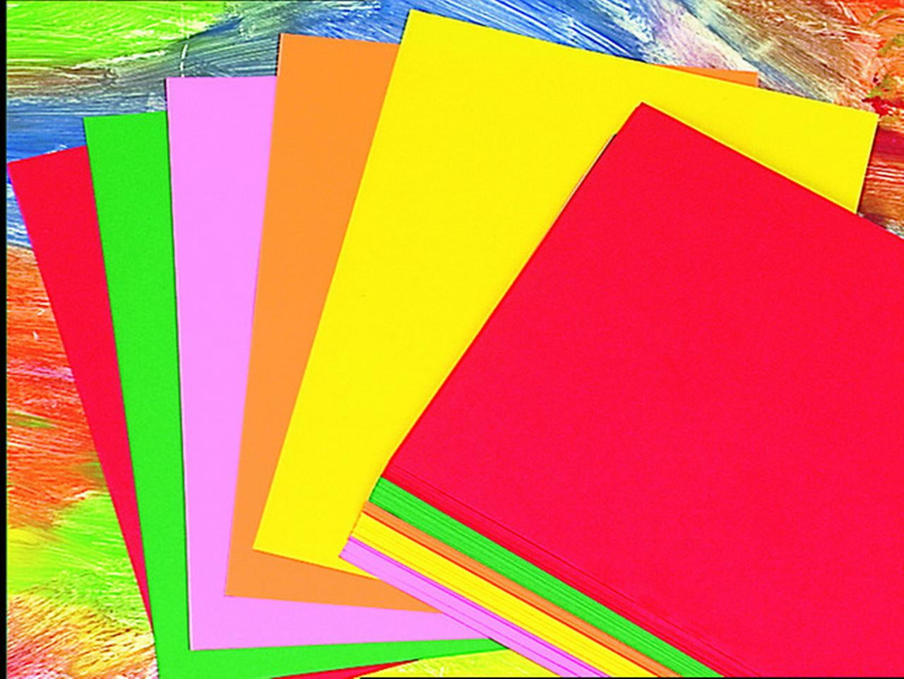 Array Multi-Purpose Paper, 8-1/2 x 11 Inches, 24 lb, Assorted Hyper, Pack of 100
