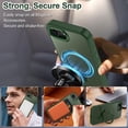 thumbnail image 3 of Funda para iPhone 16e con Soporte Magnético Verde, 3 of 7