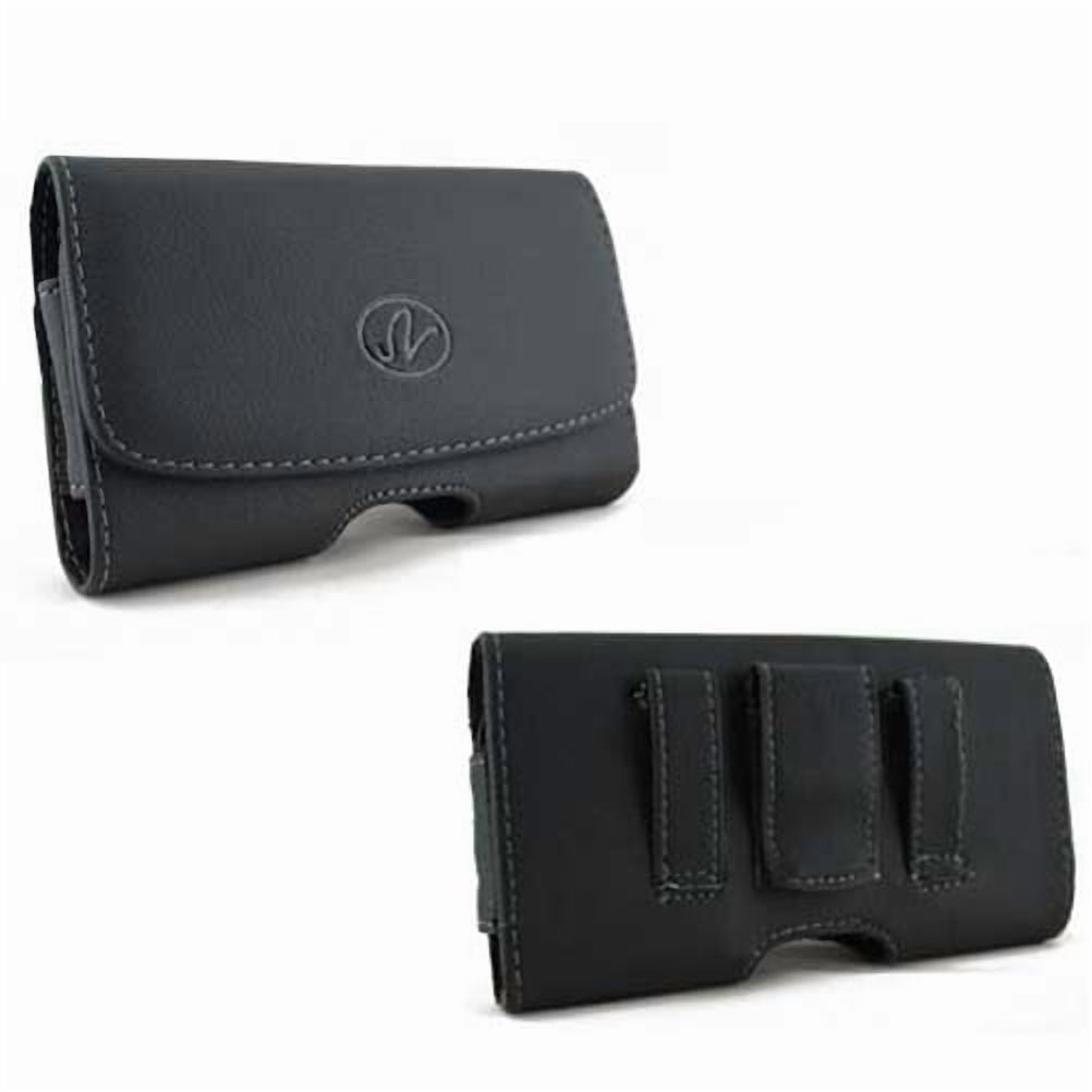Swivel Leather Case Belt Clip w 6ft Long Cable Fast Type-C 36W PD Home Charger for Motorola Moto G Power (2020) - Nokia 3.1 - OnePlus 7T, 6T, 8, 6, 9, 8T Plus, 5G UW - Razer Phone 2
