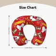 thumbnail image 6 of KC_Chiefss Team Memory Foam Travel Pillow U-shaped pillow Head and Neck Support Aircraft Pillow Travel Neck Flight Pillow, 6 of 6