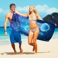 thumbnail image 6 of Chamoist Microfiber Boho Beach Towels Oversized,Floral Hawaiian Beach Towels,Extra Large Beach Towels Adult,Beach Towels,Quick Drying Absorbent Lightweight Towels for Swimming Pool,Camping,Gym, 6 of 9