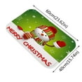 thumbnail image 3 of Boovnll Bathroom Rugs, Absorbent Thicken Non-Slip Backing 1Pc Merry Christmas Welcome Doormats Indoor Home Carpets Decor 40X60Cm, Bath Mat, Bath Mats for Bathroom, 3 of 3