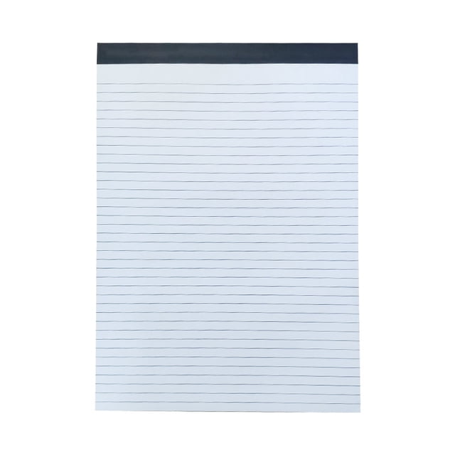 Blocs de notas legales de oficina, 20 hojas por bloc de notas, bloc de notas microperforado, papel de cuaderno para la escuela, la universidad, la oficina, los negocios