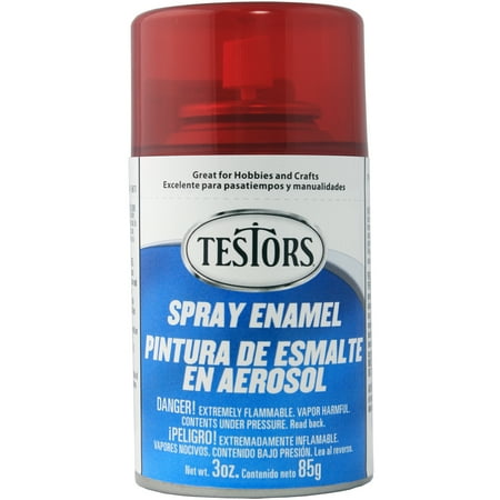 UPC: 0075611160504 | Testors Spray Enamel 3oz – Gloss Candy Red