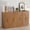 Oak, variant on May in Color Sideboard Buffet with Storage Cabinet, 56" Modern Sideboard for Entryway, Dining Room, Living Room, White