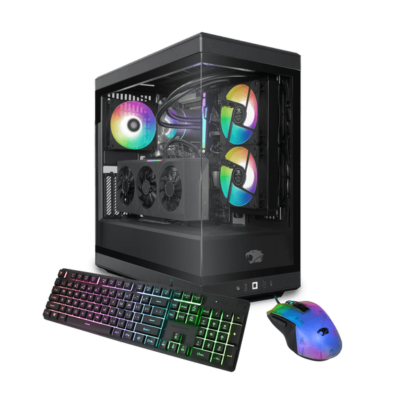 (Open Box) iBUYPOWER R189IB2020B Y40 Gaming Desktop Ryzen 7 7700 3.8GHz NVIDIA GeForce RTX 4060 Ti 8GB 16GB RAM 1TB SSD Win 11 Home Black