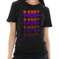 thumbnail image 3 of Big Size Hip Hop Wave Graphic Design Vintage Crewneck Tee - Vintage Black XL, 3 of 4