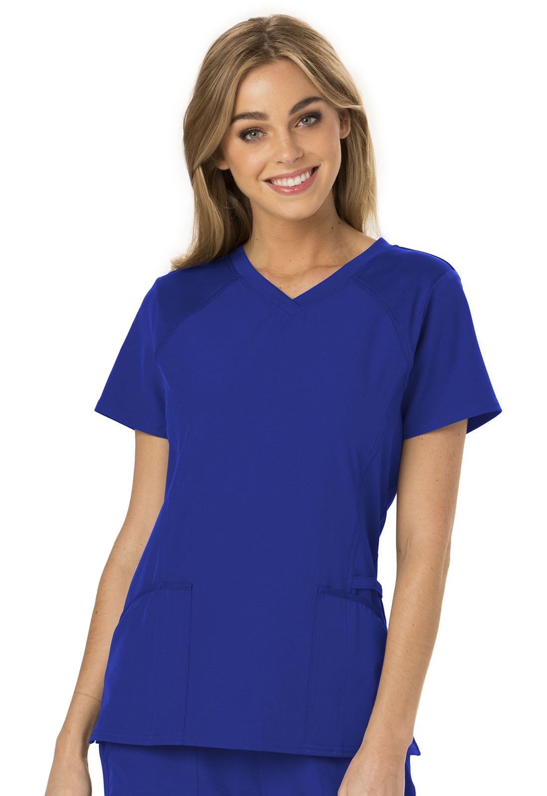 HeartSoul Heartsoul Break On Through Scrubs Top for Women V Neck