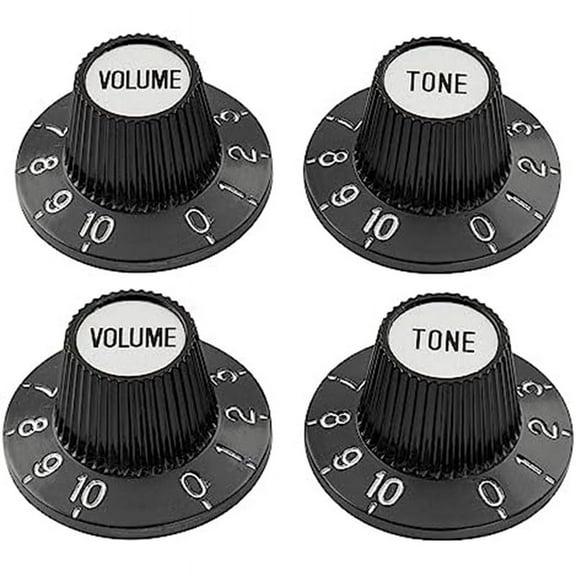 Witch Hat Knobs Top Hat Knobs Tone Volume Control Knobs for Electric Guitar Amplifier Effect Pedal