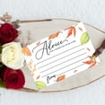 thumbnail image 4 of Koyal Wholesale Autumn Fall Foliage Wedding Advice & Well Wishes Guest Book Cards for Bride and Groom, 56 Pack, 4 of 5