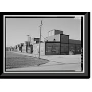 Historic Framed Print, United States Nitrate Plant No. 2, Reservation Road, Muscle Shoals, Muscle Shoals, Colbert County, AL - 16, 17-7/8" x 21-7/8"