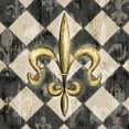thumbnail image 2 of Black Diamond Fleur de Lys I Poster Print by Hugo Edwins (24 x 24), 2 of 2